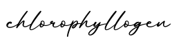 单词chlorophyllogen书写