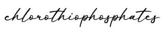 单词chlorothiophosphates书写