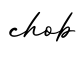 单词chob书写