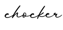 单词chocker书写