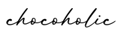 单词chocoholic书写