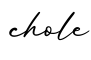 单词chole书写