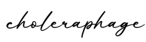 单词choleraphage书写