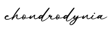 单词chondrodynia书写