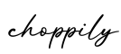 单词choppily书写