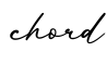 单词chord书写