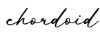 单词chordoid书写