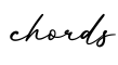 单词chords书写