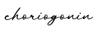 单词choriogonin书写