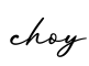 单词choy书写