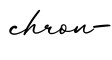 单词chron-书写