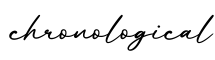 单词chronological书写