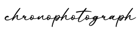 单词chronophotograph书写