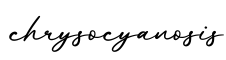 单词chrysocyanosis书写