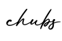 单词chubs书写