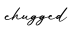 单词chugged书写