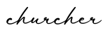 单词churcher书写
