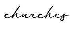 单词churches书写