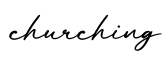 单词churching书写