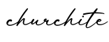 单词churchite书写