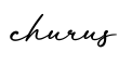 单词churus书写