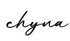 单词chyna书写