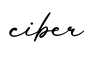 单词ciber书写