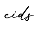 单词cids书写