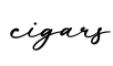 单词cigars书写