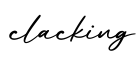 单词clacking书写