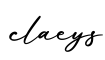单词claeys书写