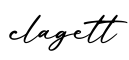 单词clagett书写