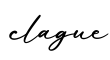 单词clague书写