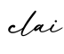 单词clai书写
