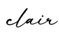 单词clair书写
