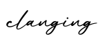 单词clanging书写