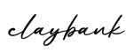 单词claybank书写