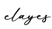 单词clayes书写