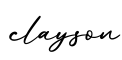 单词clayson书写