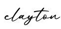 单词clayton书写