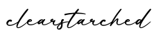 单词clearstarched书写