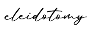 单词cleidotomy书写