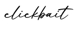 单词clickbait书写