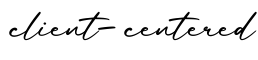 单词client-centered书写