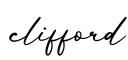 单词clifford书写