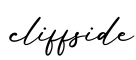 单词cliffside书写