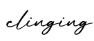 单词clinging书写
