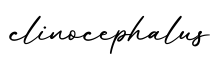 单词clinocephalus书写