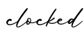单词clocked书写