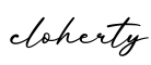 单词cloherty书写